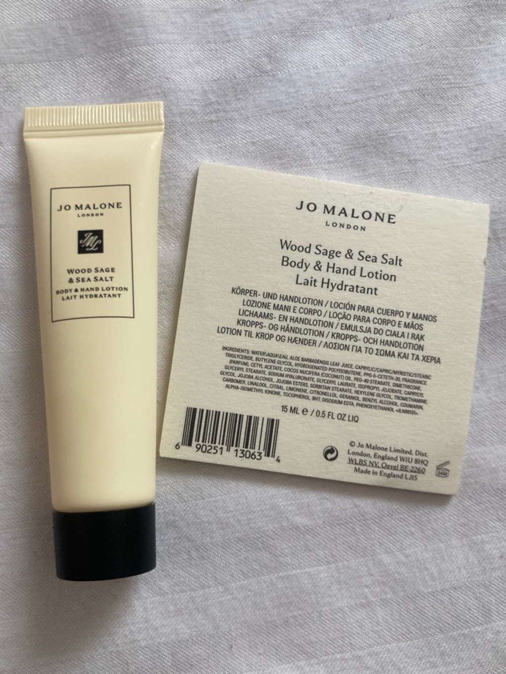 Jo Malone Lotion Travel Mini - Wood Sage and Sea Salt Scented - Picture 7 of 8
